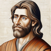 A portrait of Grutan, the father of Alfred, Jerald and Thomas